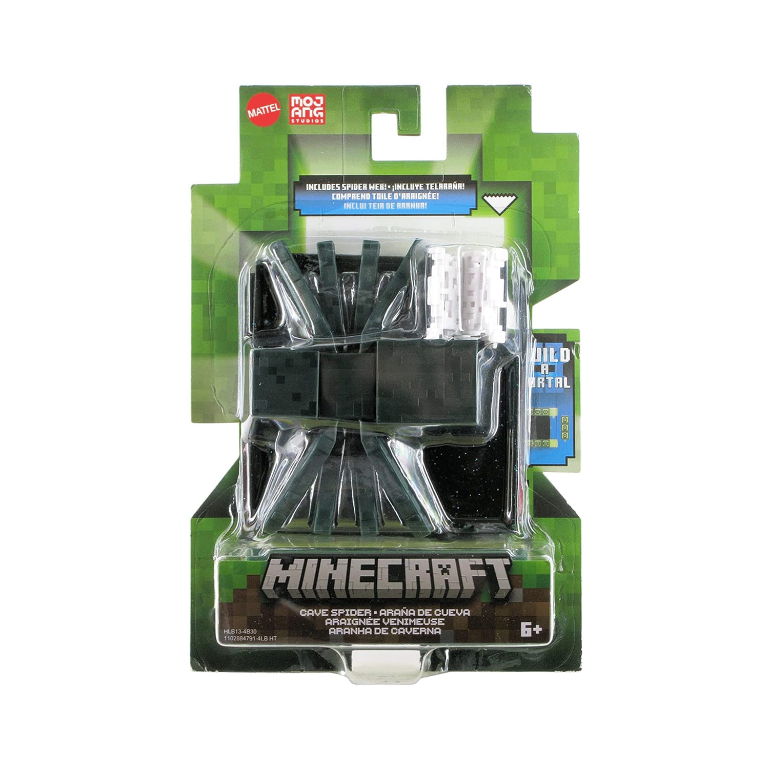 Minecraft Build A Portal 8cm Figure GTP08 - Cave Spider, product image 2