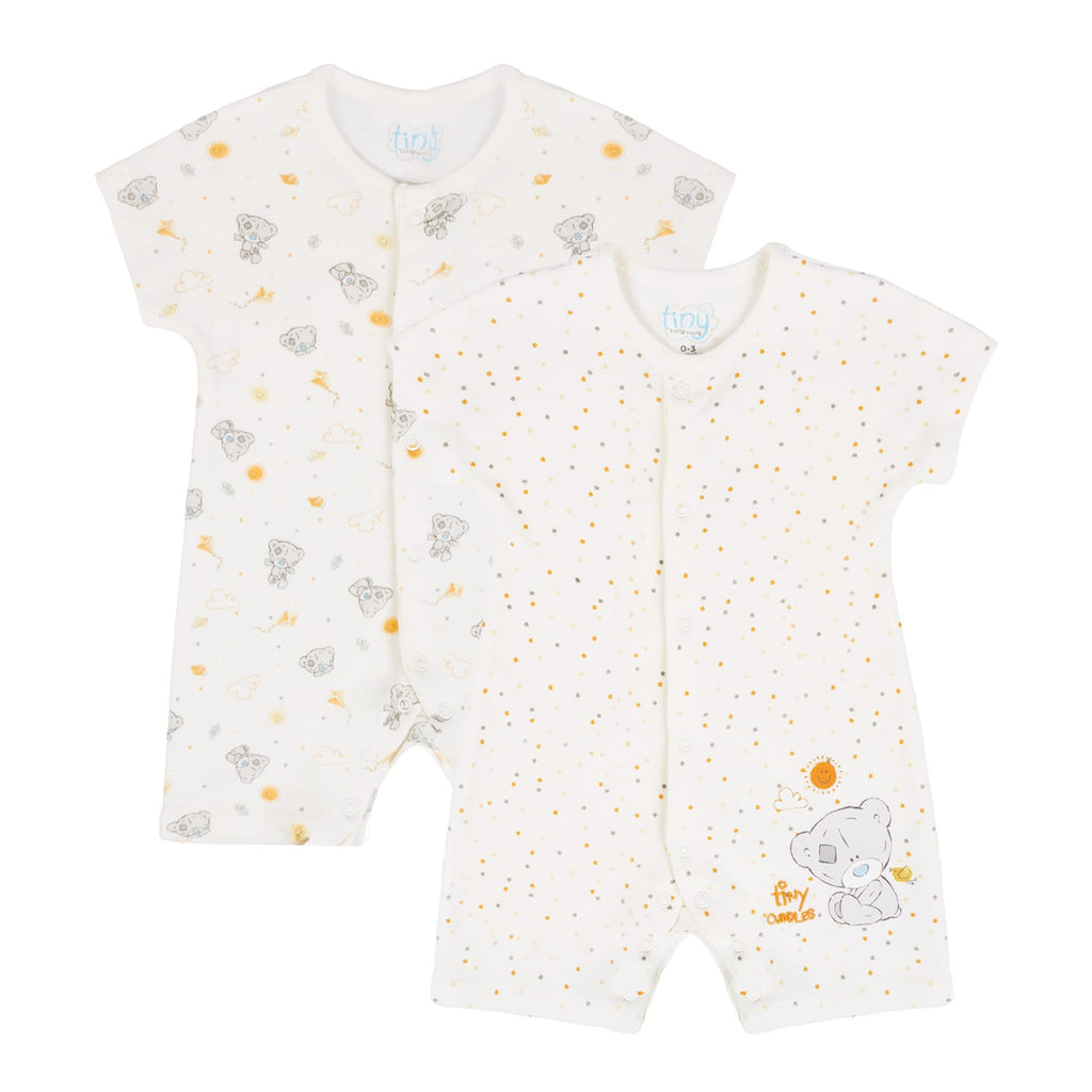 Tiny Tatty Teddy Rompers 2 Pack