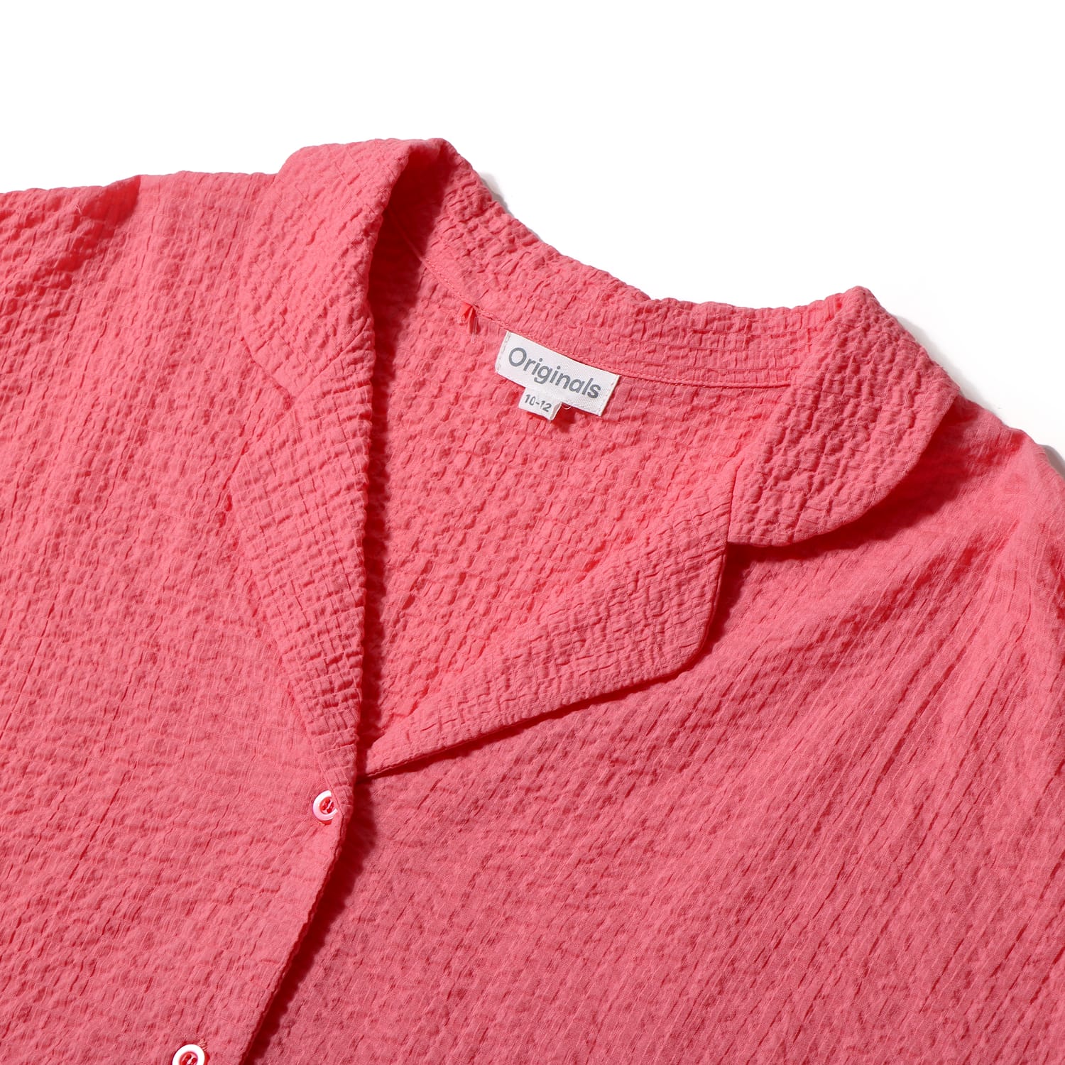 Originals Ladies Seersucker Coral Pyjama Set, product image 2