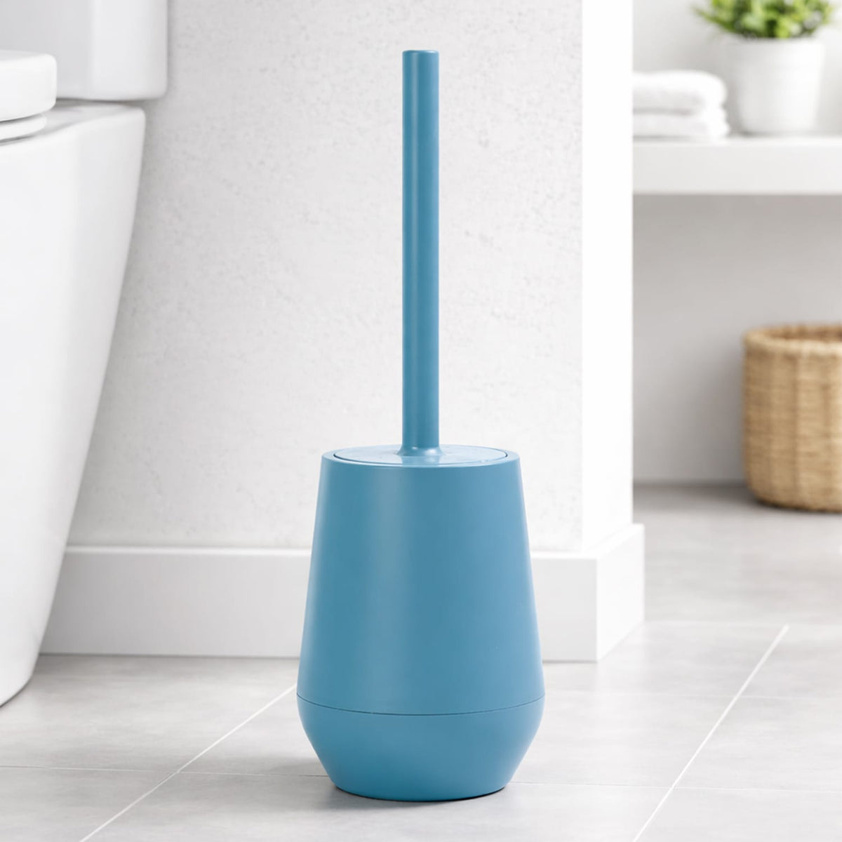 Bath Plastic Toilet Brush & Holder, product image 5