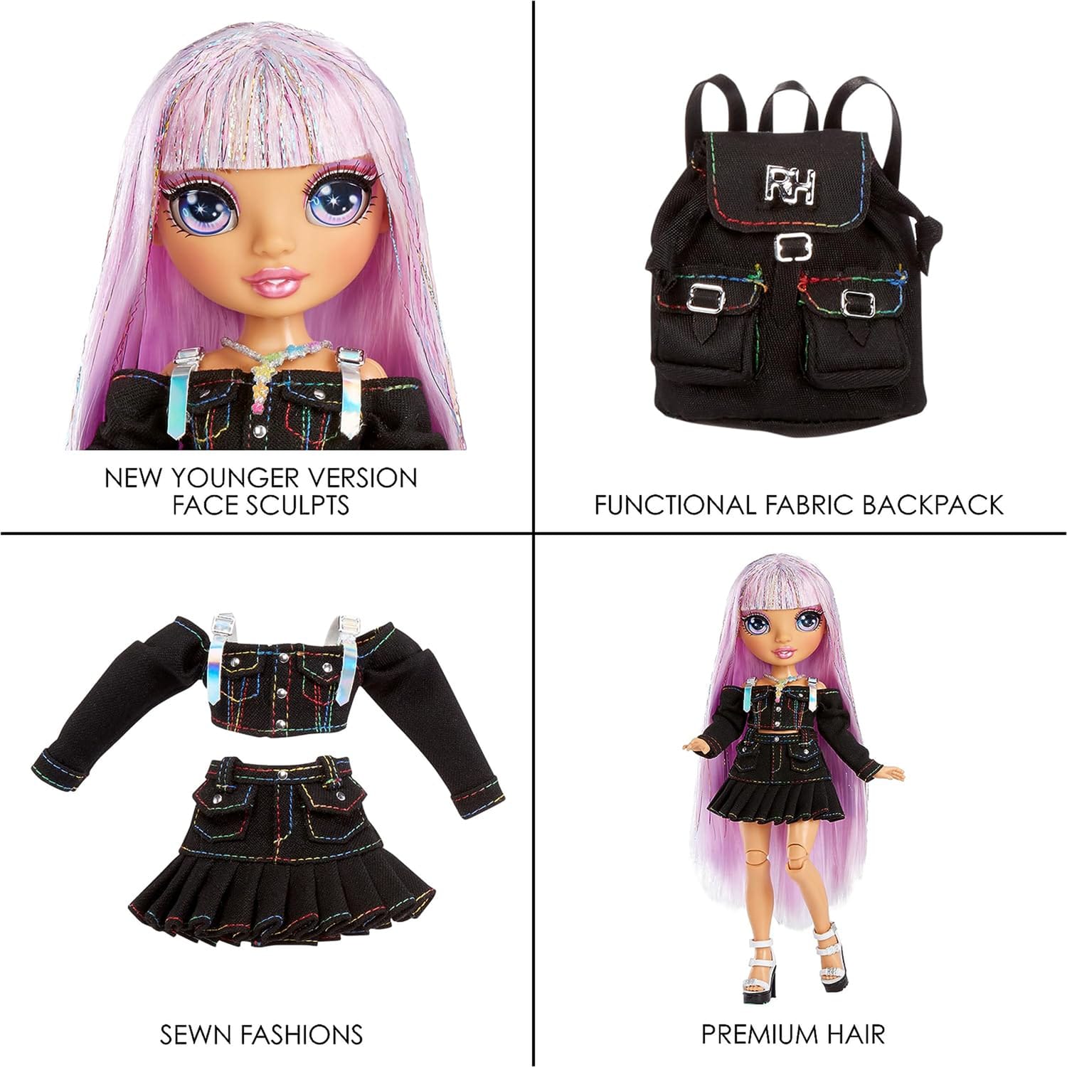 Rainbow High Junior High Doll - Avery Styles, product image 4