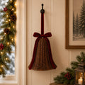 Festive Feeling Alpine Woods Christmas Hanging Rattan Bell